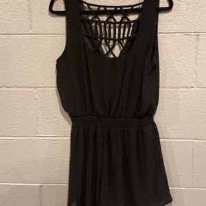 Black Shorts Romper